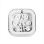 White with White Earbuds and Covers
